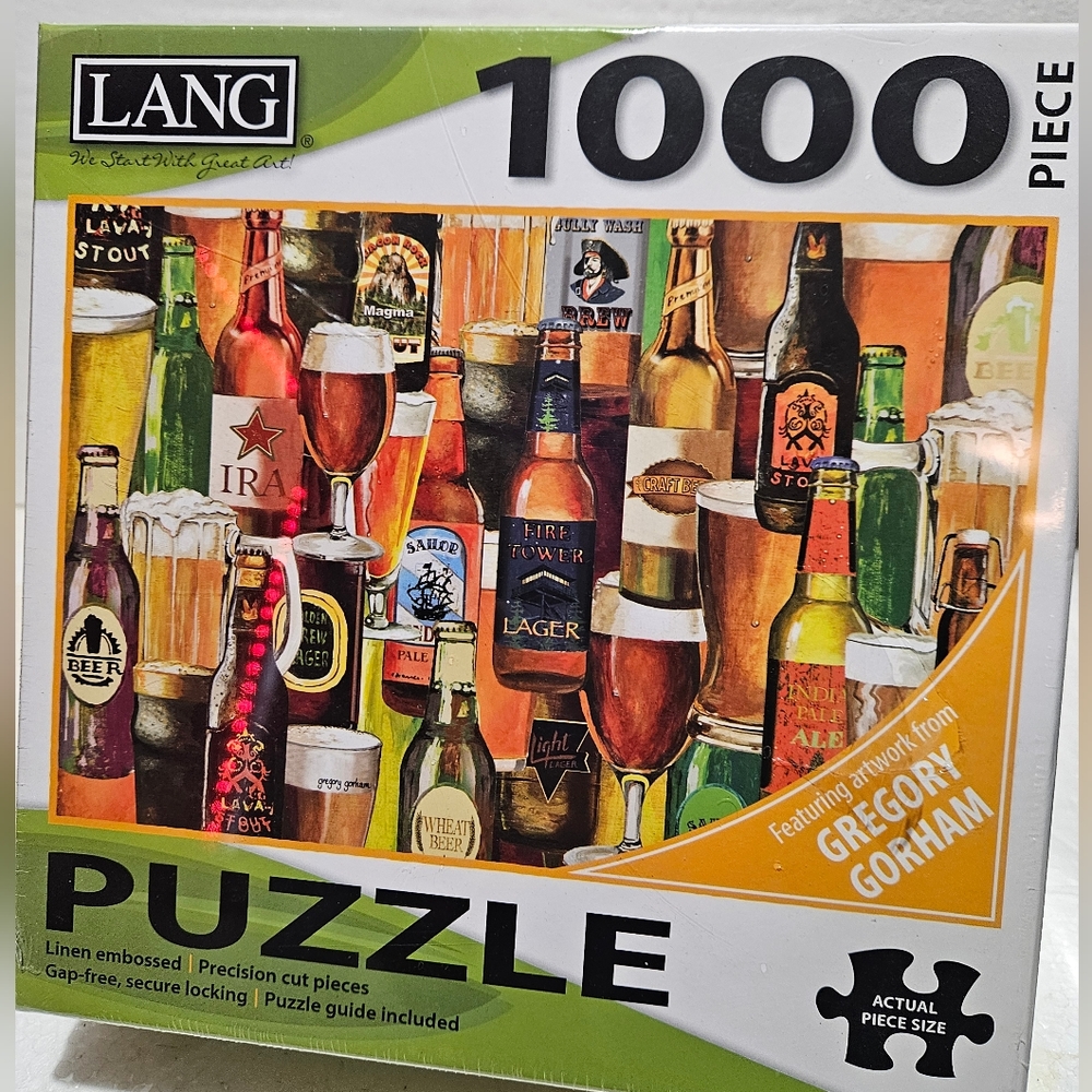 Lang 1000pc Beer Collage Puzzle